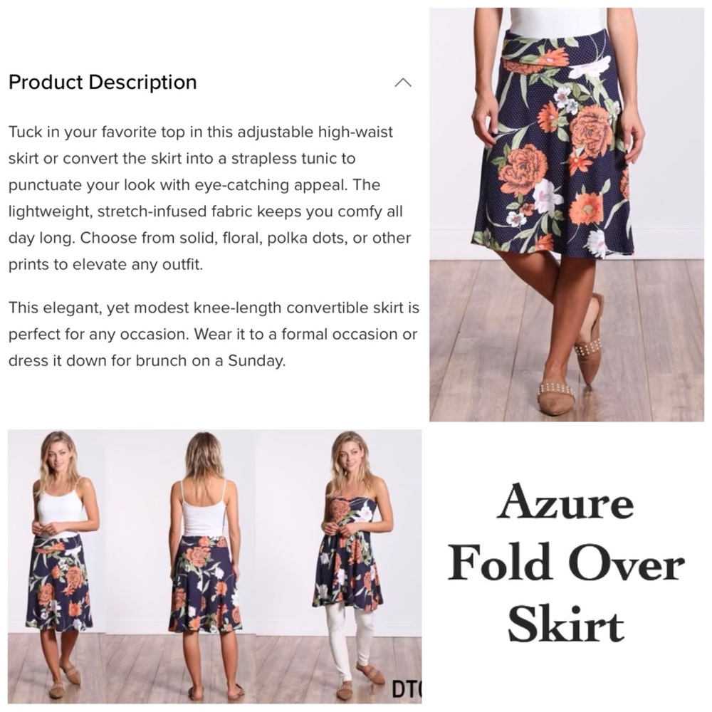 NEW! LLR Azure Skirt - Picture 6 of 10